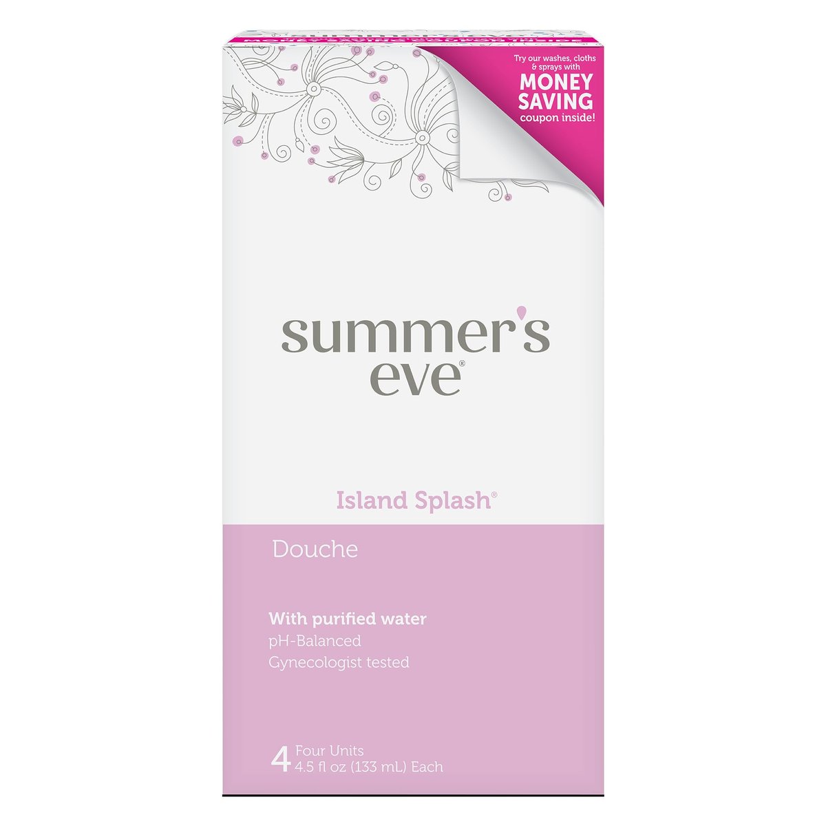 Summer's Eve Douche, Island Splash, Vaginal Douche for Women to Help Reduce Vaginal Odor, 4.5 oz, 4-Count - görsel 14