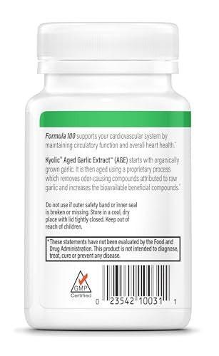 Kyolic Aged Garlic Extract Formula 100, Cardiovascular Health*, 100 Count Tablets - görsel 5