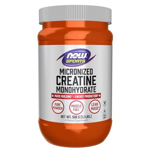 NOW Foods Sports Nutrition, Micronized Creatine Powder 500 g, Mass Building/Energy Production, 1.1-Pound - görsel 10