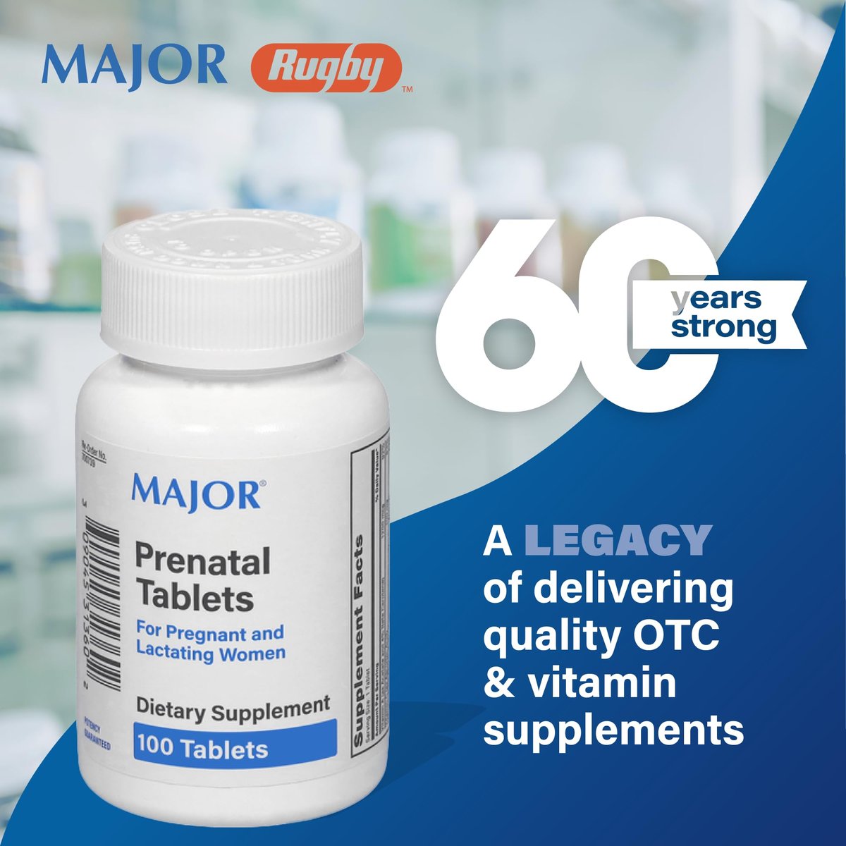 MAJOR Prenatal Tablets for Pregnant and Lactating Women - Dietary Supplement - 100 Count - görsel 12