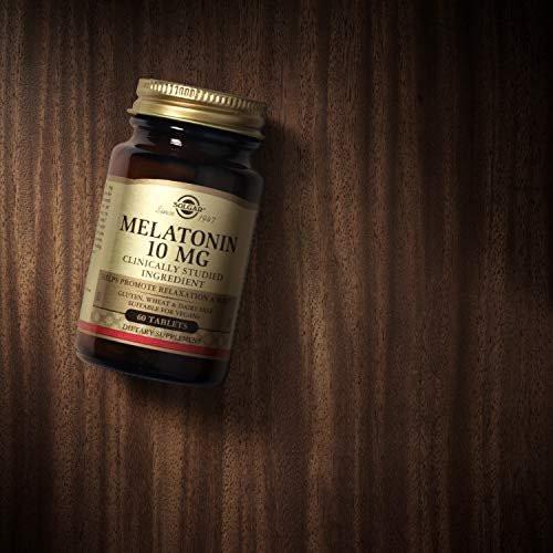 Solgar Melatonin 10 mg Clinically Studied Ingredient, Helps Promote Relaxation & Sleep, Suitable for Vegans, 60 Tablets - görsel 13