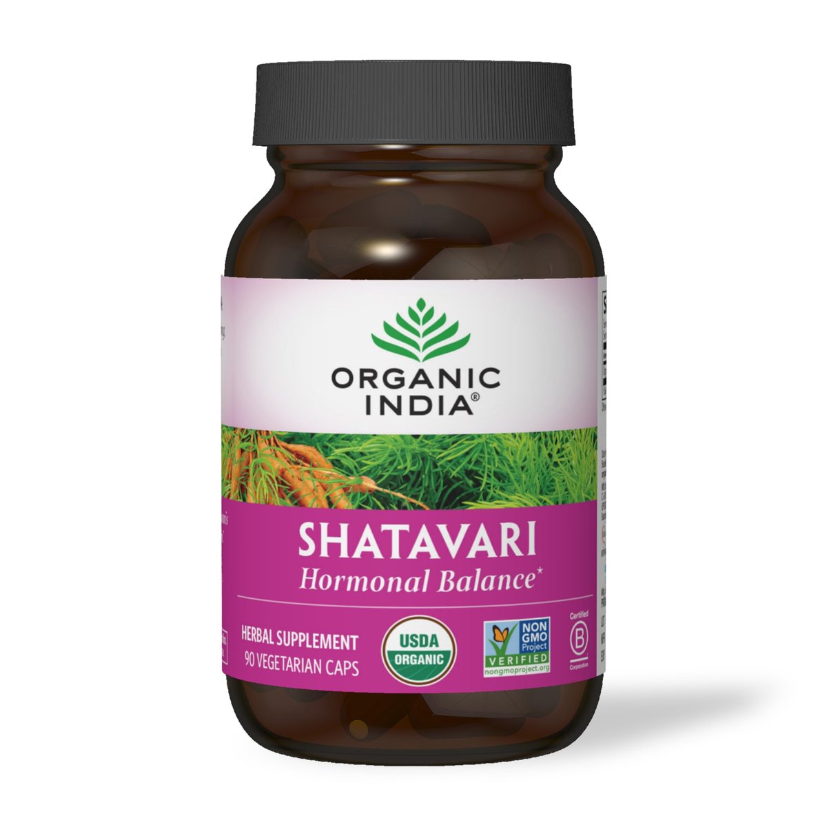 ORGANIC INDIA Shatavari Herbal Supplement - Supports Hormonal Balance, Immune and Inflammatory Response, Vegan, Gluten-Free, USDA Organic, Supports Reproductive Health - 90 Capsules - görsel 12