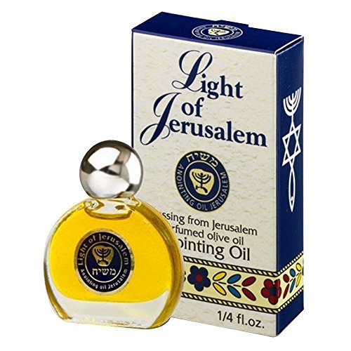 Light of Jerusalem Anointing Oil for Prayer 0.25 fl.oz. Frankincense Myrrh Cinnamon, Cassia, and Flower Extracts - görsel 2