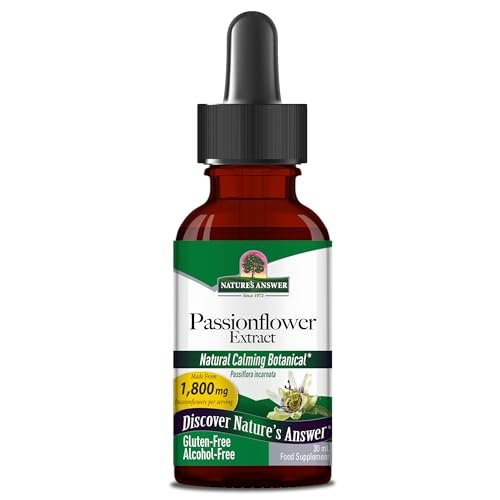 Nature's Answer Passion Flower | Super Concentrated | Liquid Herbal Tincture Supplement Drops | Natural Calming Botanical | Non-GMO | Alcohol-Free, Gluten-Free & Vegan 1oz - görsel 2