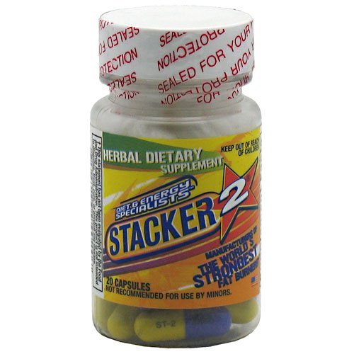 NVE Pharmaceuticals Stacker 2 Herbal Dietary Supplement - 20 Count - görsel 1