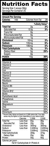 Muscle Milk ZERO, 100 Calorie Protein Powder, Vanilla, 15g Protein, 1.65 Pound, 25 Servings - görsel 5