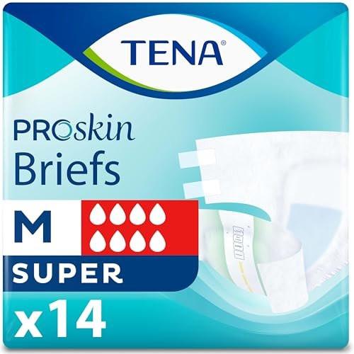 TENA ProSkin Unisex Adult Diapers with Tabs, Maximum Absorbency, Medium, 14 Ct - görsel 12
