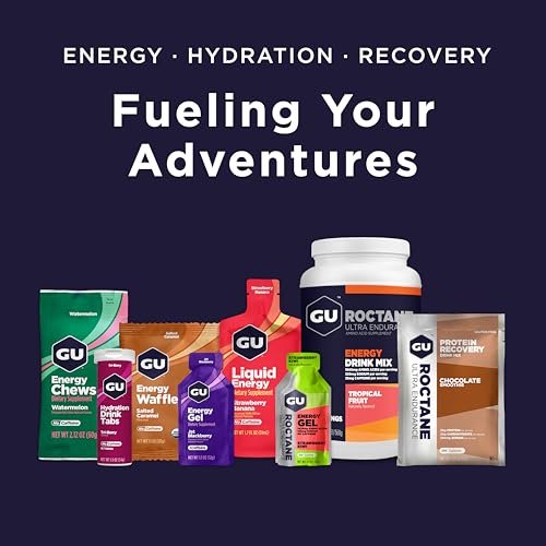 GU Energy Stroopwafel Salted Chocolate Sports Nutrition Waffle, Caffeine-Free, Gluten-Free, and Kosher Dairy, On-the-Go Energy for Any Workout, 16 Count - görsel 16