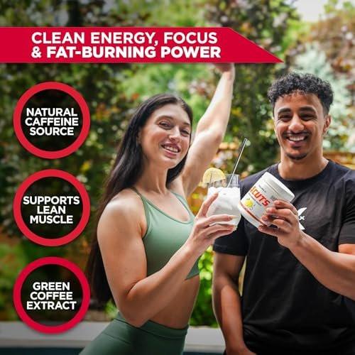 ALLMAX ACUTS Amino Energy Powder, Blue Raspberry, 30 Servings - Sugar Free, Gluten & Dye Free Amino Acid Drink with Caffeine, Green Coffee Extract, Taurine, L-Carnitine - görsel 14