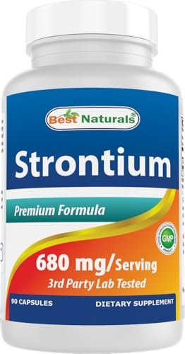 Best Naturals Strontium Bone Building Formula 680mg/serving 90 Capsules - görsel 16