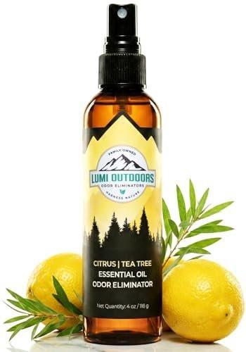 Lumi Outdoors Natural Shoe Deodorizer Spray & Odor Eliminator - Fresh Citrus Tea Tree Essential Oil Odor Eater, 4 Fl Oz - görsel 14