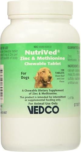 NutriVed Zinc & Methionine Chewable Tablets for Dogs (100 count) - görsel 2