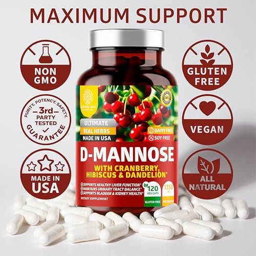Number One Nutrition Premium D Mannose – Easy-to-Swallow Capsules: Convenient capsule form ensures quick and easy – Image 14