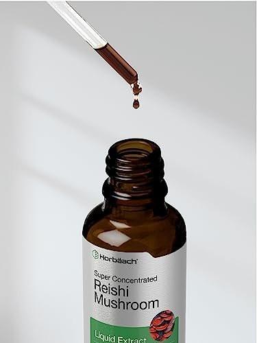 Horbäach Reishi Mushroom Extract Tincture | 2 Fl Oz | Liquid Drops | Ganoderma Lucidum | Vegetarian, Alcohol Free | Non-GMO, Gluten Free Supplement - görsel 14