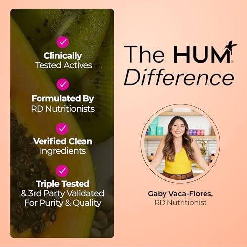 HUM Base Control Multivitamin for Women with Vitamin C, Iron, Biotin, Zinc, B Complex, Daily Women's Multivitamin, 22 Essential Vitamins & Minerals, Support for Pre-Menopause, Gluten Free, 30 Capsules - görsel 16