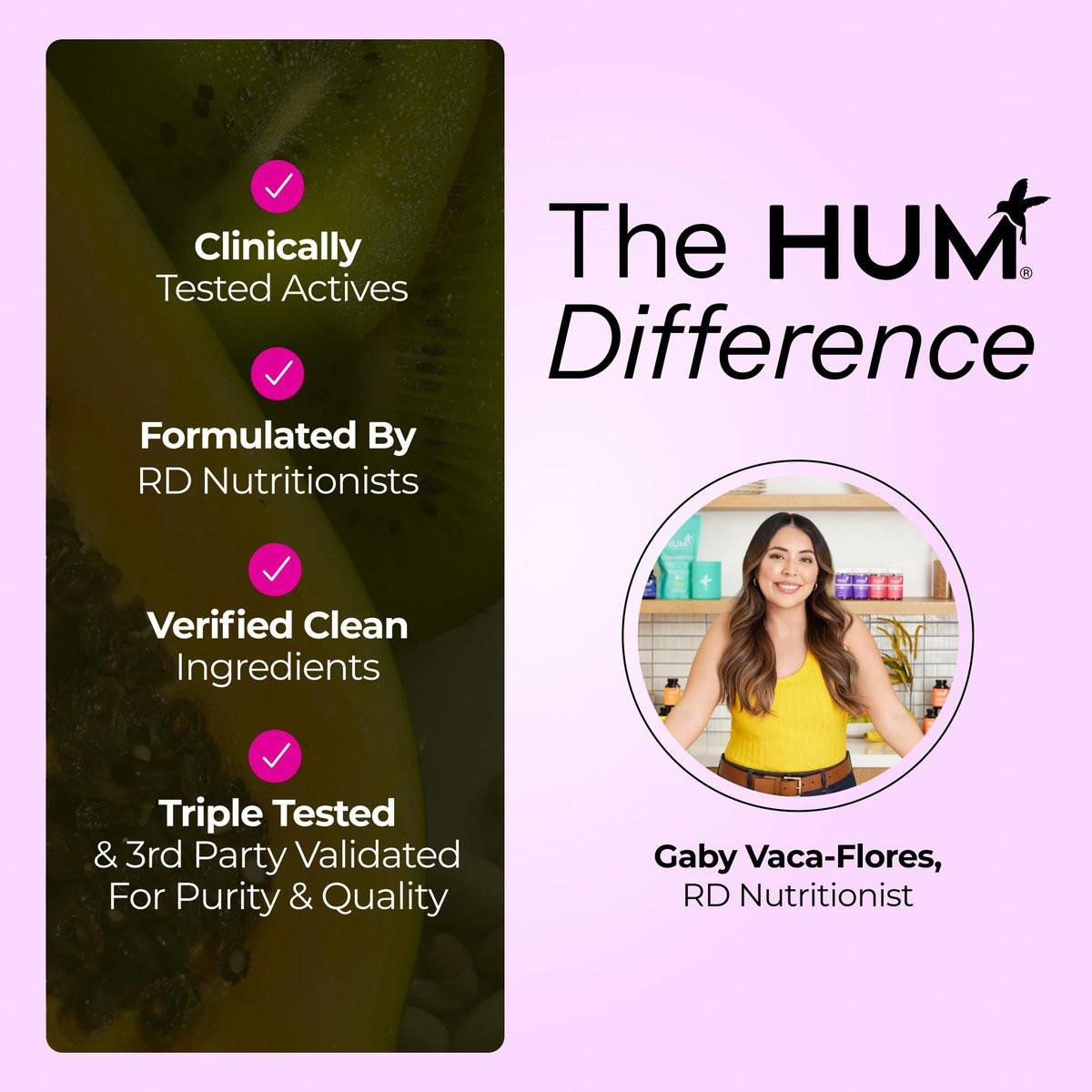 HUM Calm Ashwagandha Gummies for Women and Men, L-Theanine Ashwagandha Supplements for Daily Relaxation & Clarity Support, Vegan Fast Acting Gummy Formula, Mixed Berry Flavor, 60 Gummies - görsel 16