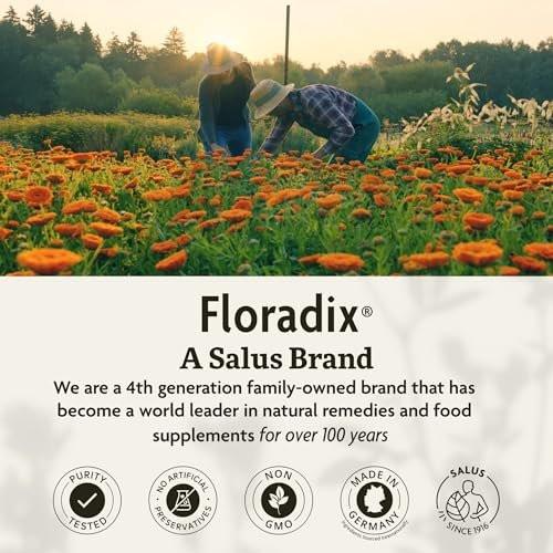 Floradix Iron & Herbs - Liquid Herbal Supplement for Energy Support - Iron Supplement with Vitamin C & Vitamin B Complex - Ferrous Gluconate Iron - for Men & Women - 8.5 fl oz - görsel 16