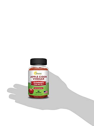 aSquared Nutrition Apple Cider Vinegar Gummies - 1500mg Per Serving - with The Mother - 90 ACV Gummies w/Vitamin B6 & B12, Folic Acid - Vegan Gummy Supplement Alternative to Capsules Pills & Drink - görsel 16