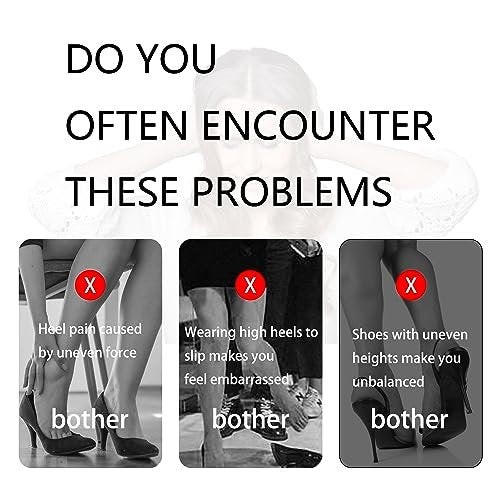 SooGree 10 Pairs High Heel Protectors 5 – Durable Plastic Material: Made from tough, flexible plastic that – Image 14