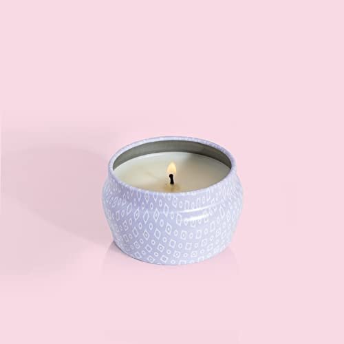 Capri Blue Volcano Scented Mini Tin Jar Candle - Printed Mini Tin Candles for Home Scented with Tropical Fruit & Sugared Citrus - Long Lasting Soy Wax Blend - Lavender Colored (3 oz) - görsel 14