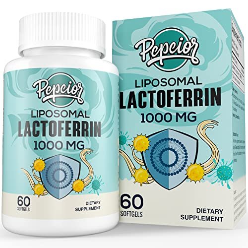 Pepeior Liposomal Bovine Lactoferrin 1000 mg - Higher Absorption - for Iron Absorption & Immune Function Lactoferrin Supplements for Adults, 60 Softgels - görsel 18