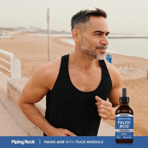 Piping Rock Liquid Fulvic Acid Drops | 2 fl oz | with Trace Minerals | Ionic Supplement | Vegetarian, Non-GMO & Gluten Free - görsel 12