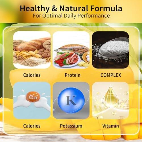 90 CT Magnesium Glycinate Gummies 1000mg - Sugar Free Magnesium Potassium Supplement with Vitamin D, B6, CoQ10 for Calm Mood & Sleep Support - 90 Mango Pineapple Gummies - görsel 12
