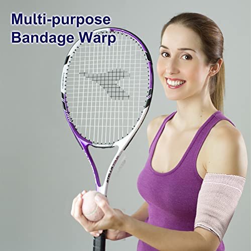 24 Pack Elastic Bandage Wrap (6x2”, 6x3, 6x4, 6x6) Compression Bandage Wrap with Hook and Loop Closure on Both Ends Self Adhesive Bandage Wrap for Sports, Medical, and Injury Recovery - görsel 12