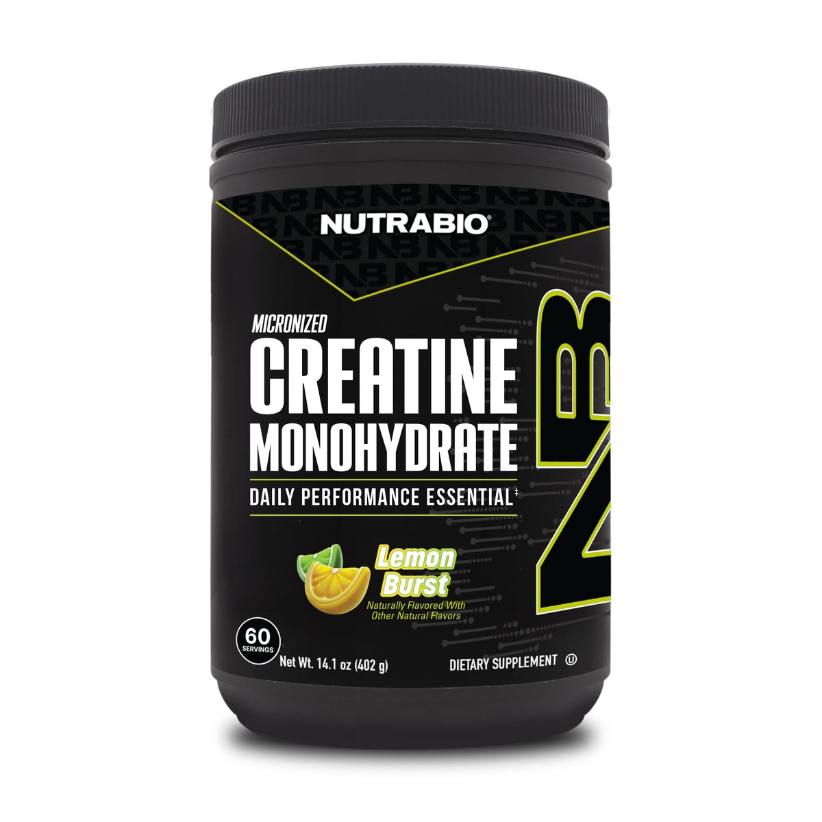 NutraBio Pure Micronized Creatine Monohydrate Powder Supplement, Lemon Burst, 300g - Supports Bulk Muscle Energy, Recovery, and Strength - HPLC Tested Creatine Powder Supplement for Men and Women - görsel 18