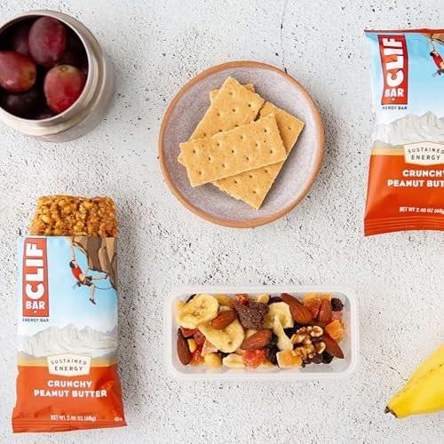 CLIF BAR - Energy Protein Bars - Crunchy Peanut Butter - Made with Organic Oats - Energy Bars - Non-GMO - (15 Pack) - görsel 18