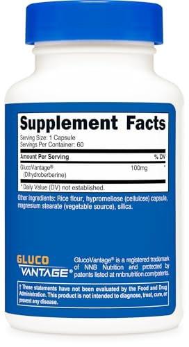 Nutricost Dihydroberberine Capsules (100mg, 60 Capsules) - More Bioavailable Metabolite of Berberine - görsel 10