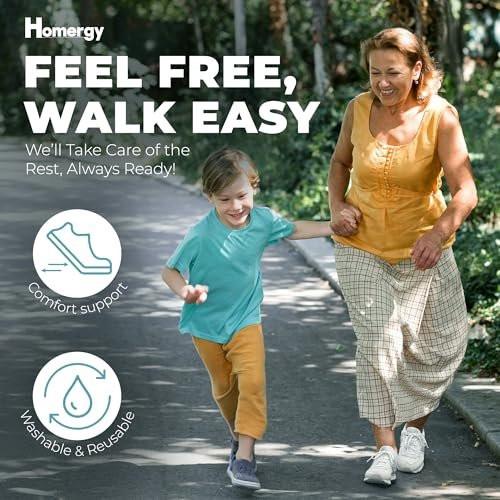 Advanced Heel Cups for Heel Pain Relief - Walk & Stand All Day in Comfort from Plantar Fasciitis, Achilles Tendonitis & Heel Spurs, Upgraded Gel Heel Inserts 2-Pack for Men & Women, Homergy - görsel 14
