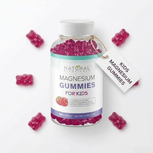Sugar Free Magnesium Gummies for Kids - Calm & Sleep Support Chewable Kids Magnesium Supplement, Sleep Aid, Anti-Stress, Bone Health, Muscle Relaxation, 30 Vegan Non-GMO Gluten-Free Gummies - görsel 18