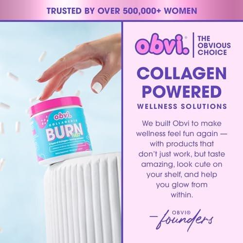Obvi Multi Collagen Burn Fast | Hydrolyzed Collagen Peptides Types I, II, III, V, X | Keto & Gluten Free | 30 Servings - görsel 13