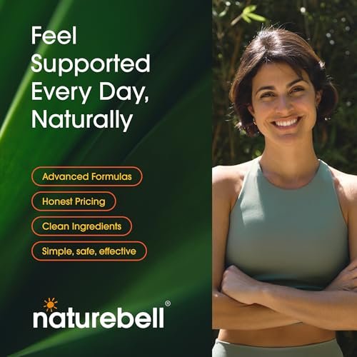 NatureBell R-Alpha Lipoic Acid - 90 Capsules - Delivers 1,200mg R-ALA Per Serving - Antioxidant & Cellular Energy Support - Stabilized R-Isomer ALA - Non-GMO & Gluten-Free - görsel 16