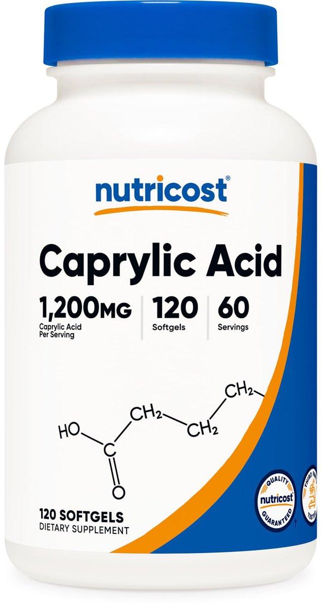 Nutricost Caprylic Acid 1200mg, 120 Softgels - görsel 10