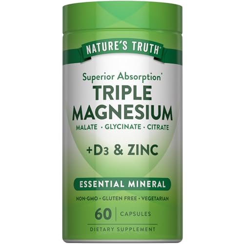 Nature's Truth Triple Magnesium Complex – Size: 60 Count (Pack of 1) – Image 14
