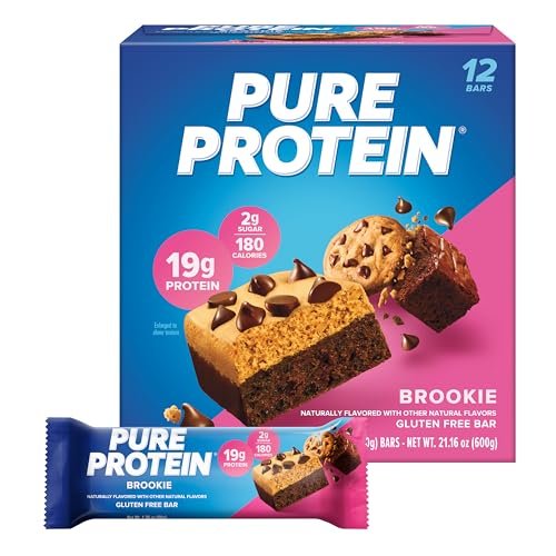 Pure Protein Brookie Protein Bars – 20g – Calories per bar: 190 – Image 10