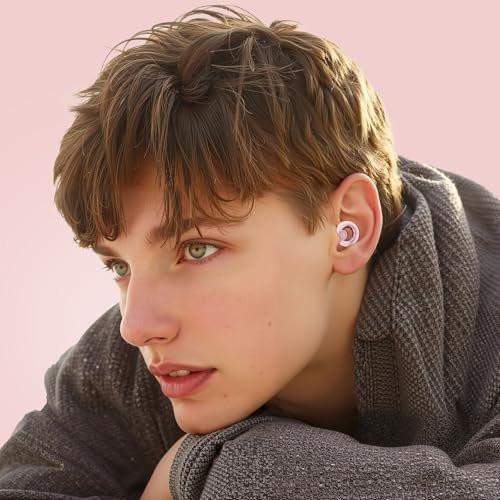 LOETRUY Ear Plugs for Sleeping Noise Cancelling - Reusable Silicone Earplugs for Concert, Motorcycle, Sports and Festivals, 30dB Noise Reduction, Washable Hearing Protection - Pink - görsel 14