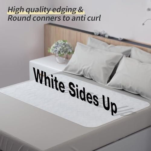 CoolShields Waterproof Bed Pads Incontinence Washable Reusable Bedwetting Mattress Protector Pad for Kids, Adults, Elderly, and Pets 44'' x 52'' (1 Pack) - görsel 16