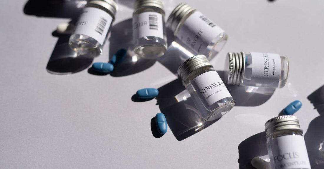 A bottle of calcium supplements on a clean white surface, representing the best calcium UK 2026 options for bone health and absorption.