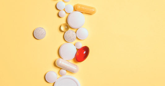 Biotin B7 supplement bottle on a white background, illustrating how to choose B7 biotin UK guide.