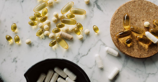 A bottle of best B6 (pyridoxal phosphate) UK 2026 supplement capsules with a clean label design