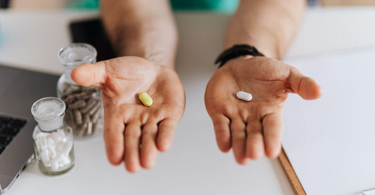 Astaxanthin 12mg softgels bottle on a clean white surface, representing how to choose astaxanthin UK for long-term maintenance