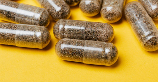 A bottle of best chromium UK 2026 supplement capsules on a clean white background, highlighting the mineral's role in blood sugar support.