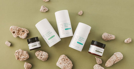 A flatlay arrangement of insect bite relief products on a clean surface, showing creams, a suction tool, and itch patches for how to choose insect bite relief UK.