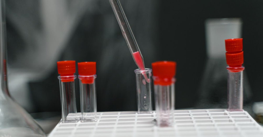 A tub of BCAA powder supplement on a clean surface, representing a BCAAs buying guide UK.