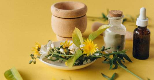 An assortment of single homeopathic remedy bottles on a shelf, illustrating how to choose single homeopathic remedies UK.
