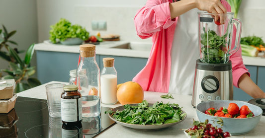 Three best blended vitamin and mineral supplement bottles from Nutrisentra placed on a clean white tabletop, showcasing value and quality for UK shoppers in 2026.