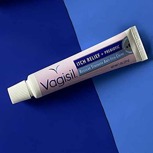 Vagisil Regular Strength Anti-Itch Feminine Cream for Women, Gynecologist Tested, Hypoallergenic, Fast-acting and Long-lasting Itch Relief, Vaginal Moisturizer Soothes and Cools, 1 oz (Pack of 1) - görsel 8